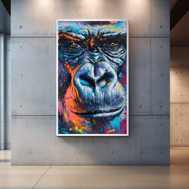 Monkey Artist Painting